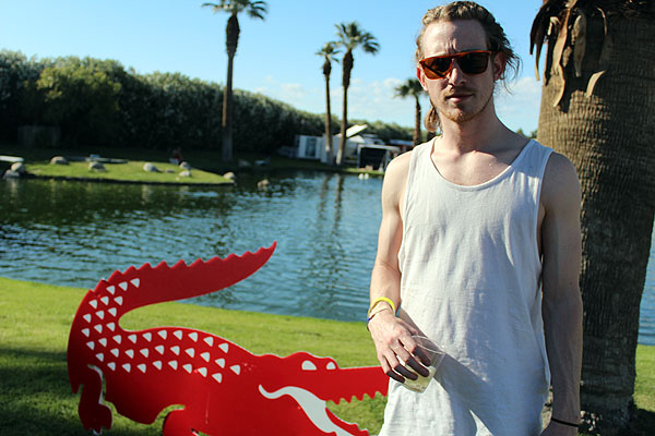 Some kind soul played host in Thermal for the Lacoste Live Pool