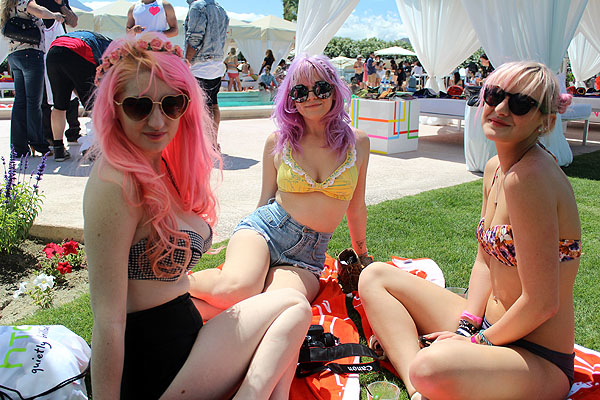 Some kind soul played host in Thermal for the Lacoste Live Pool