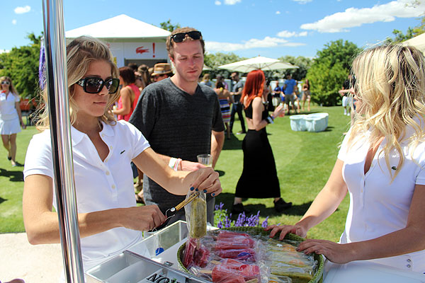 Some kind soul played host in Thermal for the Lacoste Live Pool