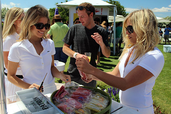 Some kind soul played host in Thermal for the Lacoste Live Pool
