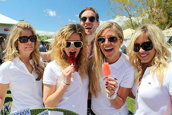 Some kind soul played host in Thermal for the Lacoste Live Pool