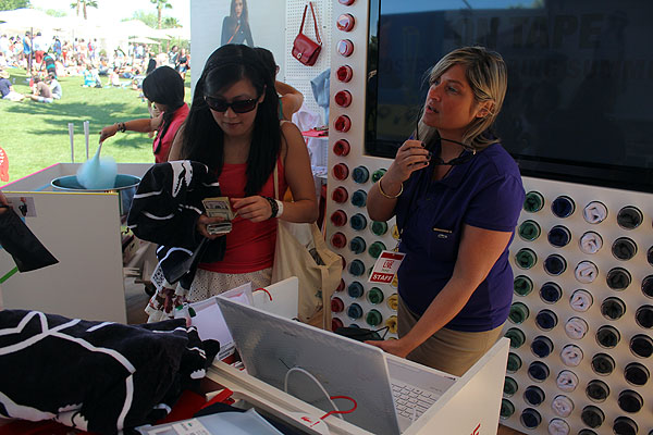 Some kind soul played host in Thermal for the Lacoste Live Pool