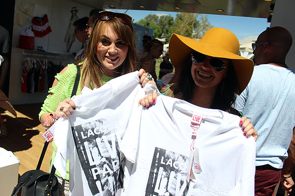 Some kind soul played host in Thermal for the Lacoste Live Pool