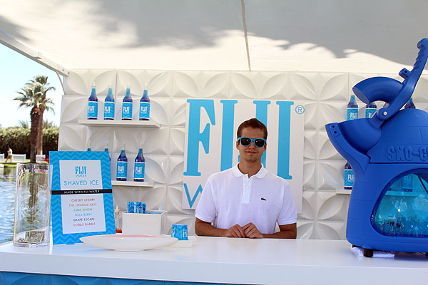 Some kind soul played host in Thermal for the Lacoste Live Pool