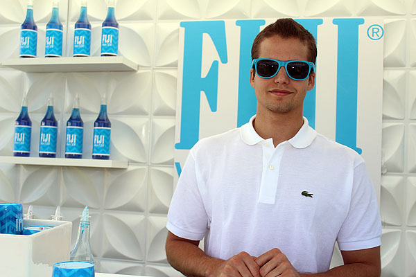 Some kind soul played host in Thermal for the Lacoste Live Pool