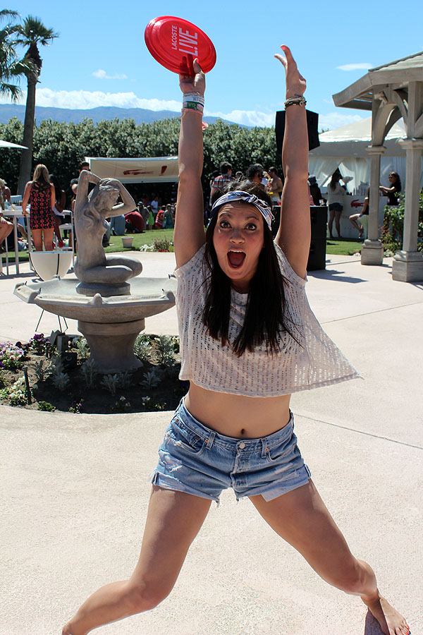 Some kind soul played host in Thermal for the Lacoste Live Pool