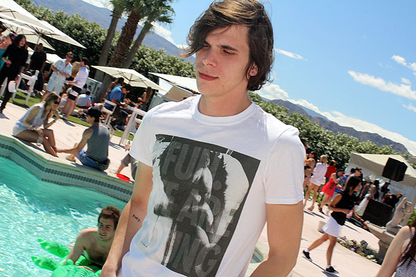 Some kind soul played host in Thermal for the Lacoste Live Pool