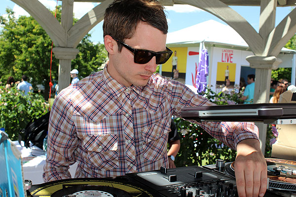 Some kind soul played host in Thermal for the Lacoste Live Pool