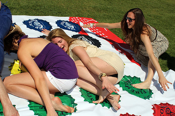 Some kind soul played host in Thermal for the Lacoste Live Pool