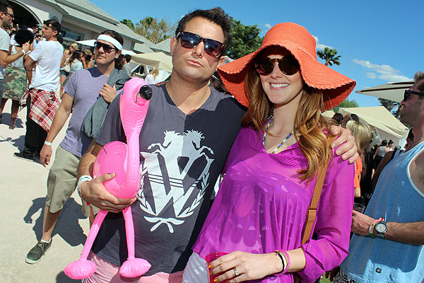 Some kind soul played host in Thermal for the Lacoste Live Pool