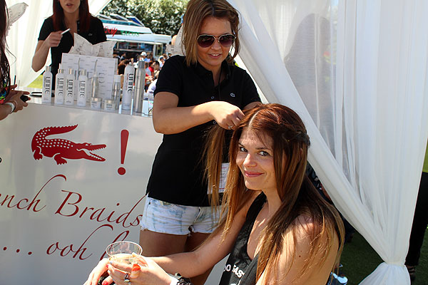 Some kind soul played host in Thermal for the Lacoste Live Pool