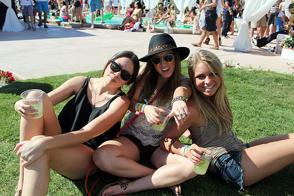 Some kind soul played host in Thermal for the Lacoste Live Pool