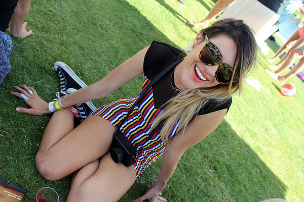 Some kind soul played host in Thermal for the Lacoste Live Pool