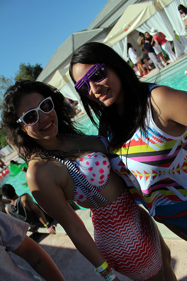 Some kind soul played host in Thermal for the Lacoste Live Pool