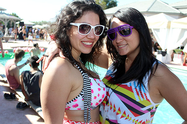 Some kind soul played host in Thermal for the Lacoste Live Pool