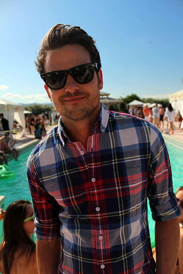 Some kind soul played host in Thermal for the Lacoste Live Pool