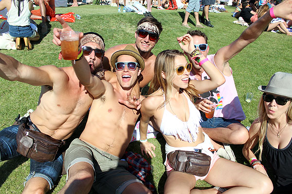 Some kind soul played host in Thermal for the Lacoste Live Pool