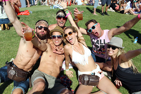 Some kind soul played host in Thermal for the Lacoste Live Pool