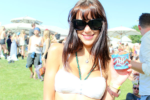 Some kind soul played host in Thermal for the Lacoste Live Pool