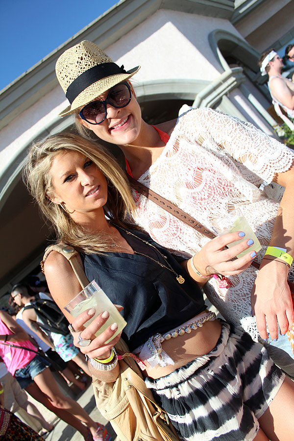 Some kind soul played host in Thermal for the Lacoste Live Pool