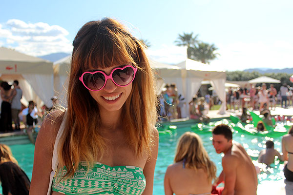 Some kind soul played host in Thermal for the Lacoste Live Pool