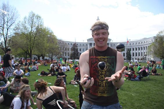 A remarkable display of focus for 4/20.