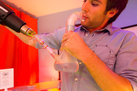 A scientist of some sort in Los Angeles.