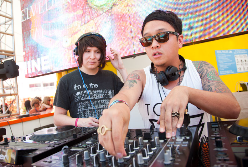 For Saturday, we hit up parties thrown by The Music Loves Fashion,