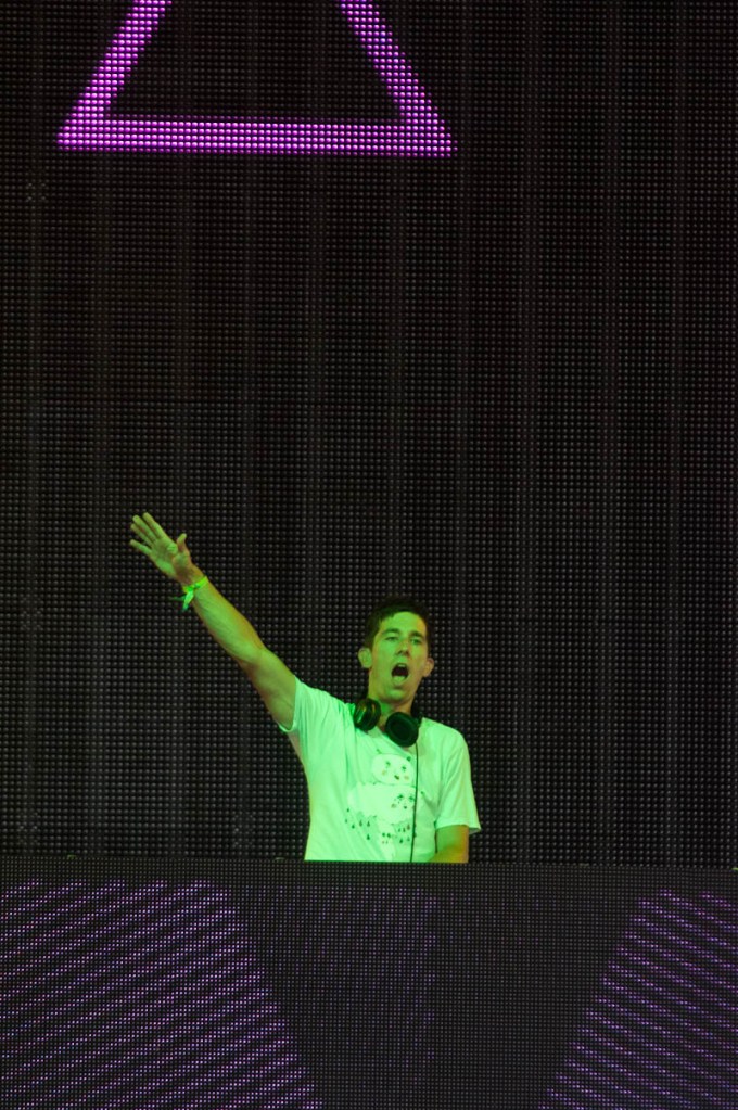 As the sun beat down on the Empire Polo Fields, people took