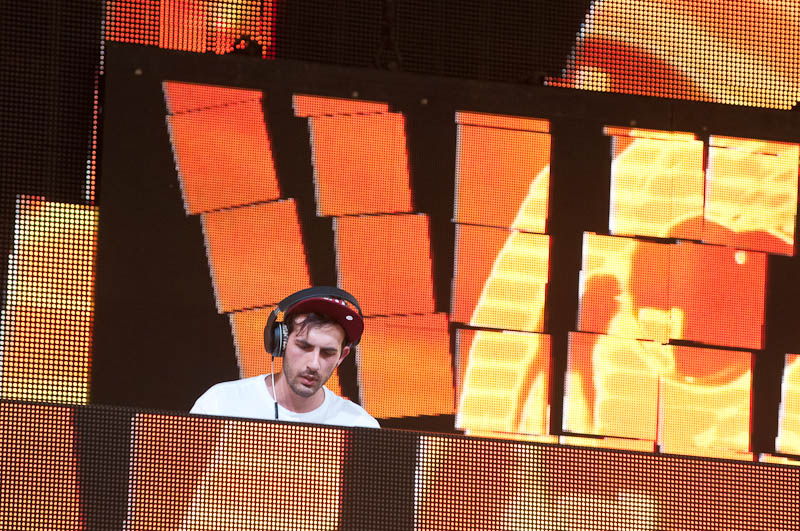 As the sun beat down on the Empire Polo Fields, people took