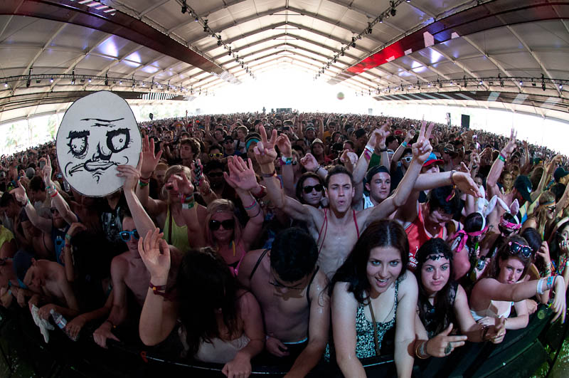 For electronic dance music fans, the Sahara Tent is the center of