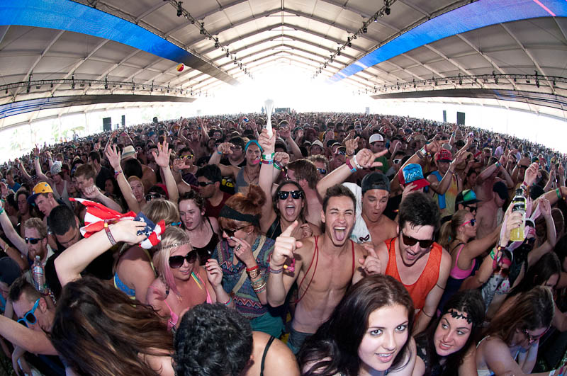 For electronic dance music fans, the Sahara Tent is the center of