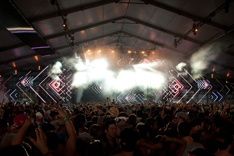 For electronic dance music fans, the Sahara Tent is the center of