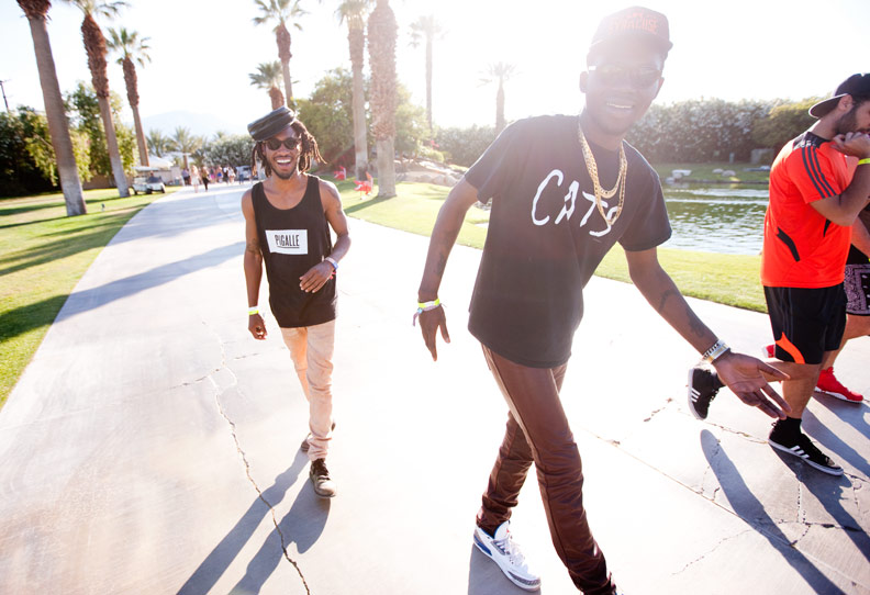 While crowds gathered in the desert for Coachella, pool parties kept everyone