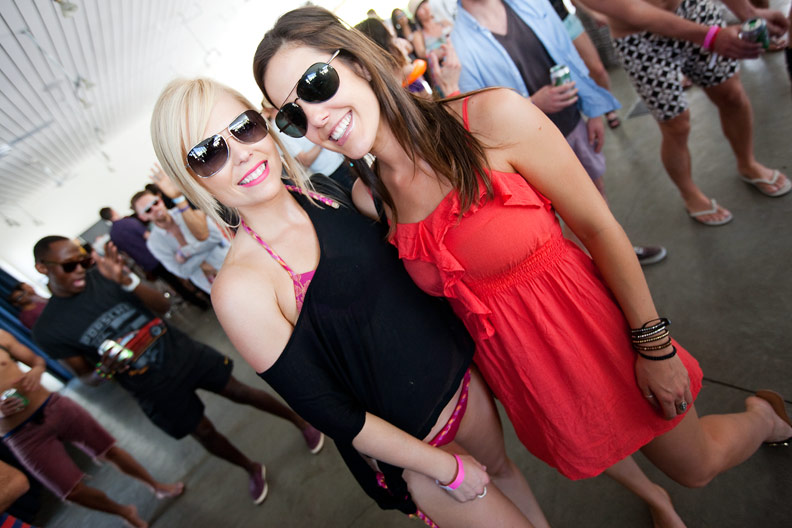 While crowds gathered in the desert for Coachella, pool parties kept everyone