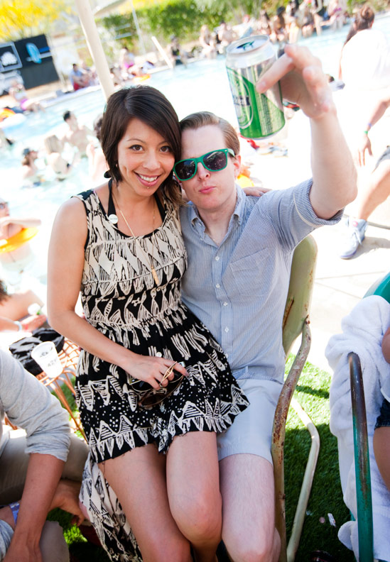 While crowds gathered in the desert for Coachella, pool parties kept everyone