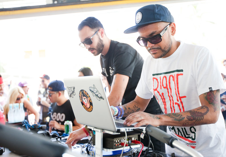 While crowds gathered in the desert for Coachella, pool parties kept everyone