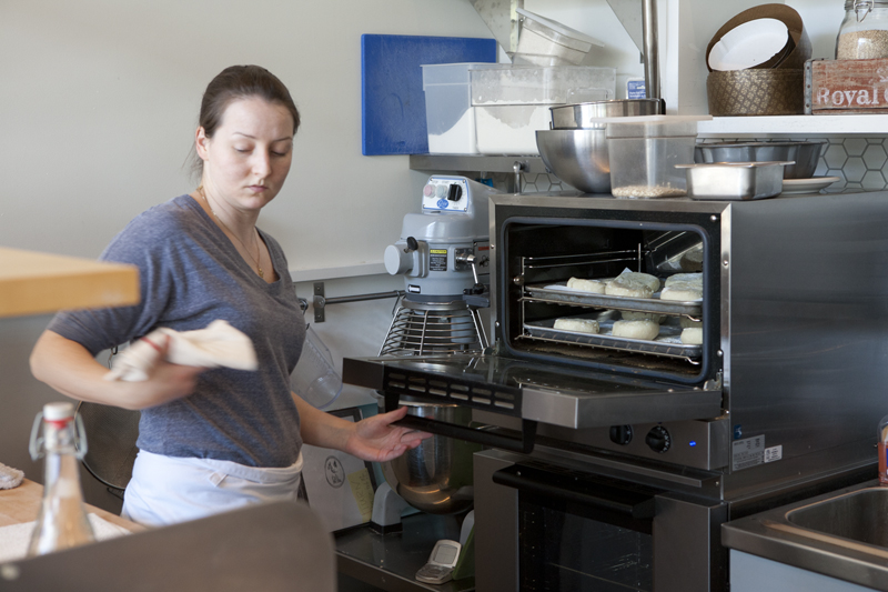 All of the Fat Hen's pastries are made in-house, including their English muffins.