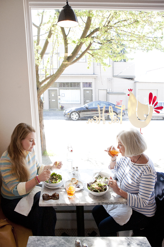 The food here isnaE™t flawless, but the fetching farmhouse decoraE”and knowing the restaurantaE™s a product of its neighborhoodaE”helps make everything taste slightly better.