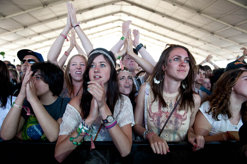 Coachella was almost back to normal with no rain Saturday. All images