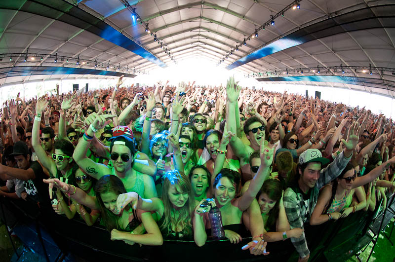 Coachella was almost back to normal with no rain Saturday. All images