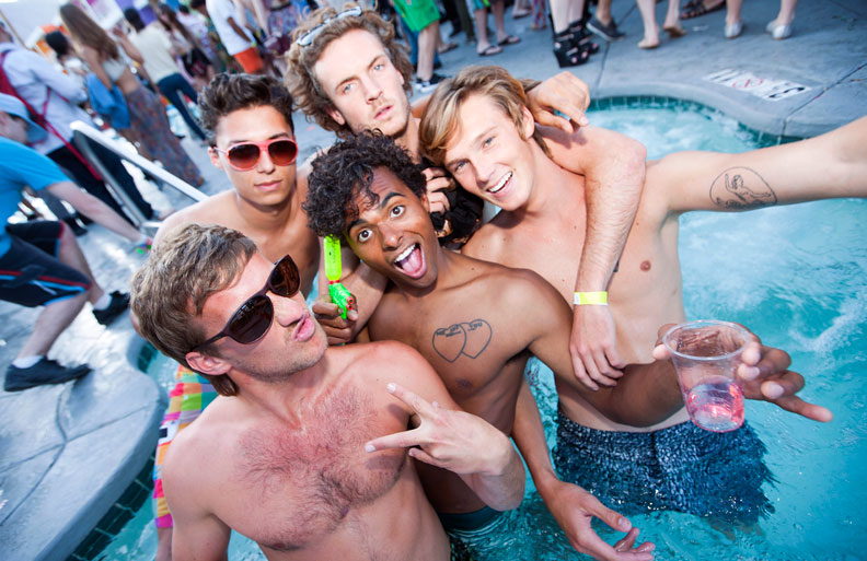 Colin Young-Wolff hit up the top Coachella parties Saturday including A Club