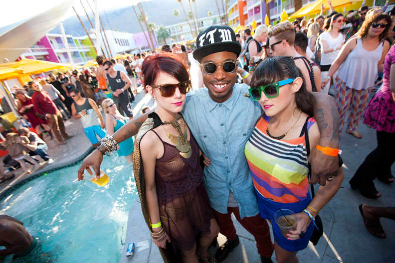 Colin Young-Wolff hit up the top Coachella parties Saturday including A Club
