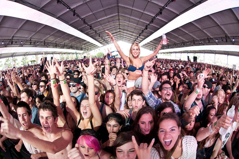 There were four kinds of people at Coachella Friday: People trying to