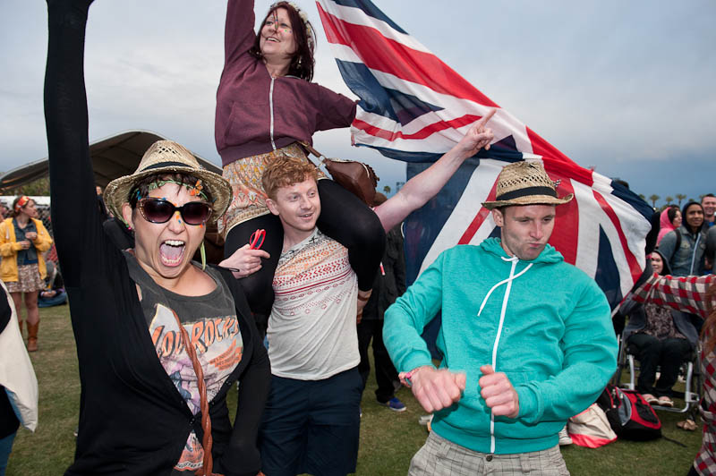 There were four kinds of people at Coachella Friday: People trying to