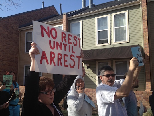 While other protesters in Denver, Colorado refuse to rest until action is taken against George Zimmerman, the crime watch volunteer who shot Trayvon Martin.