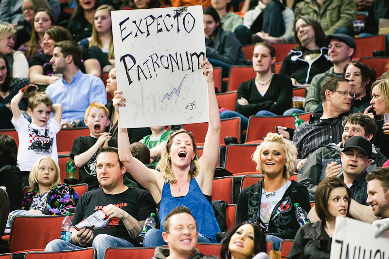 Seattle's all-female roller derby league held its third bout at KeyArena on