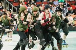 Seattle's all-female roller derby league held its third bout at KeyArena on
