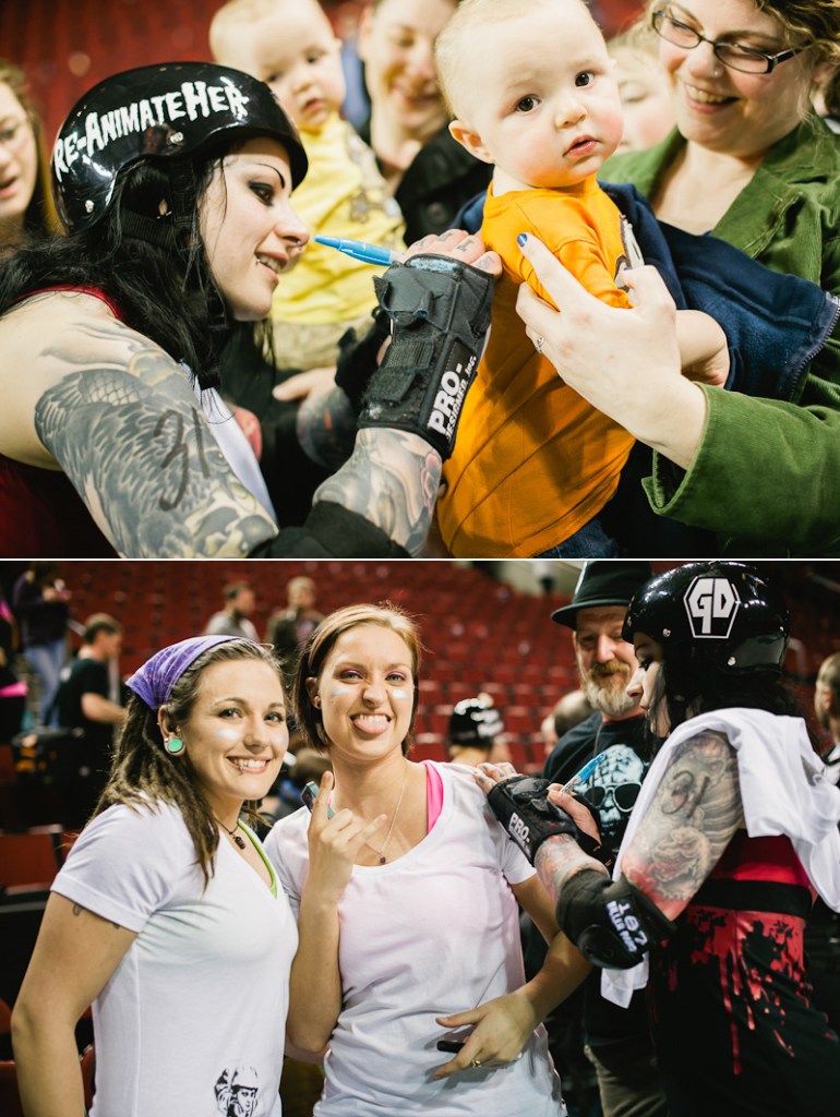 Seattle's all-female roller derby league held its third bout at KeyArena on