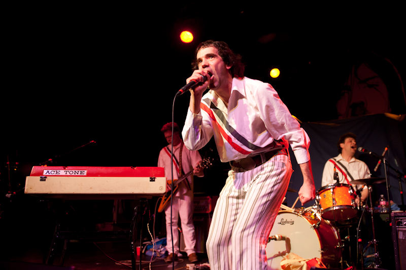 Opening band The Evaporators.